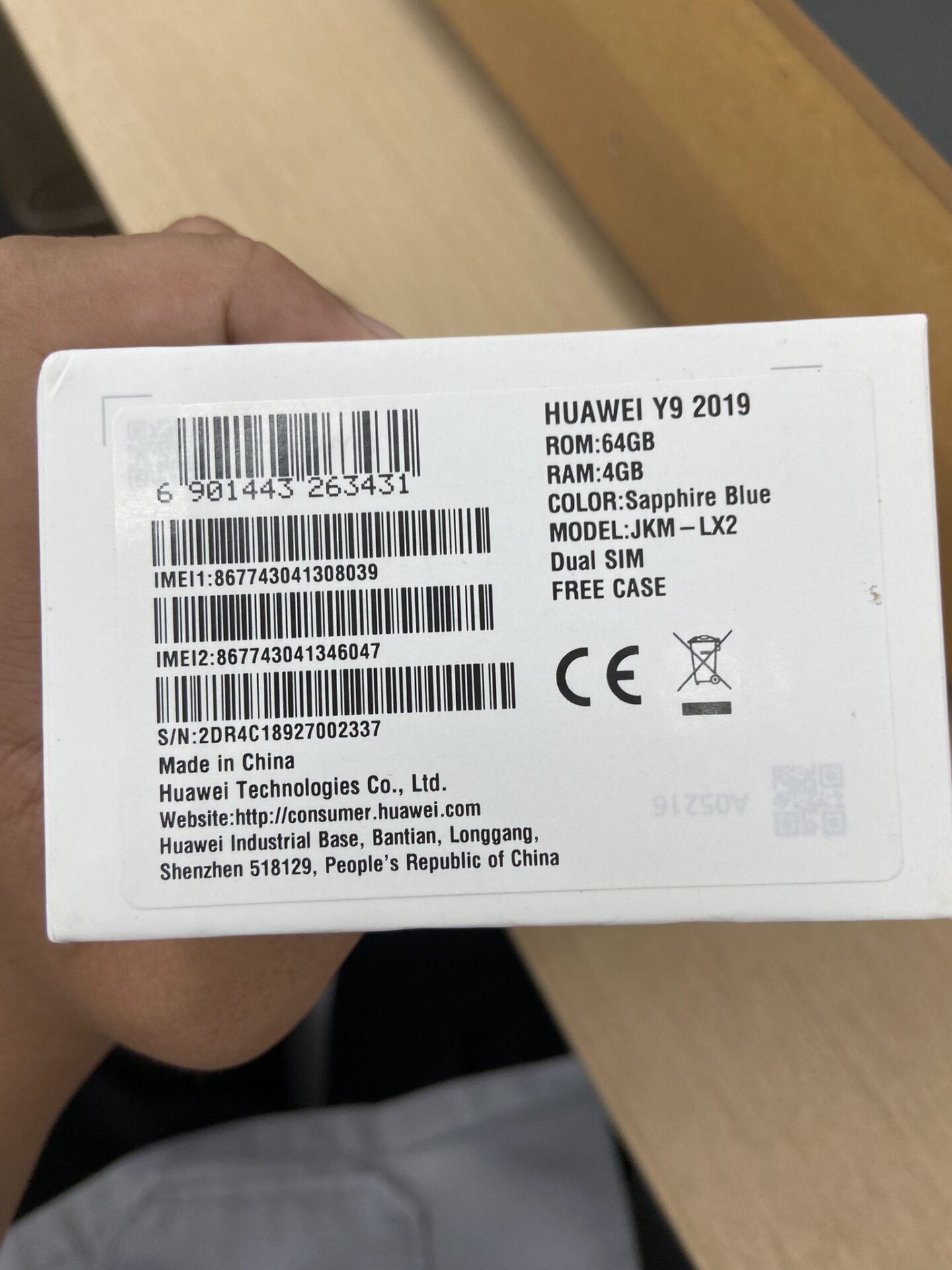 SmartPhone DEMO HUAWEI Y9 2019 - Image 3